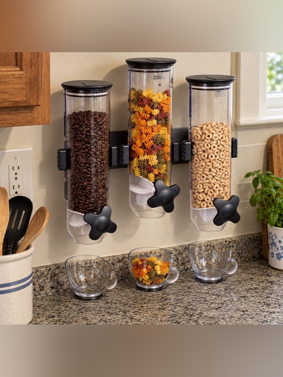 SmartSpace Other - NIB SmartSpace Wall Mount Triple Dry Food Dispenser